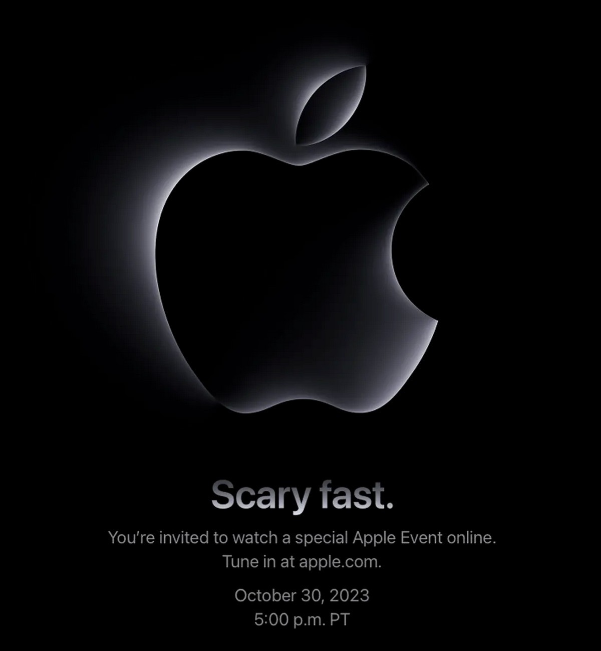 Apple announces ''Scary fast'' event for October 30, new Macs expected